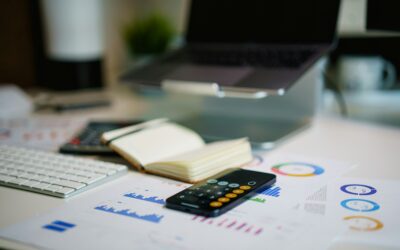workspace for business financial calculations